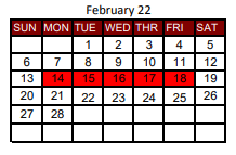 District School Academic Calendar for Crestview Elementary for February 2022
