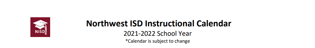 District School Academic Calendar for Chisholm Trail Middle