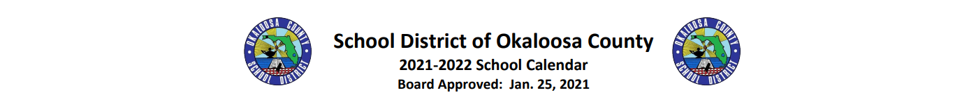 District School Academic Calendar for Florida Virtual School