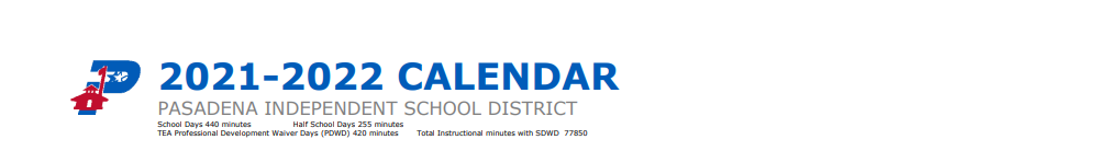 District School Academic Calendar for South Houston Intermediate