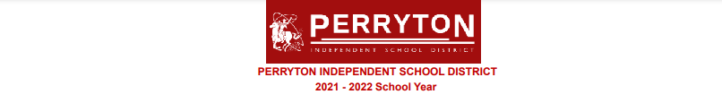 District School Academic Calendar for Perryton Kinder