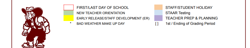 District School Academic Calendar Key for Atascosa Co Juvenile Unit