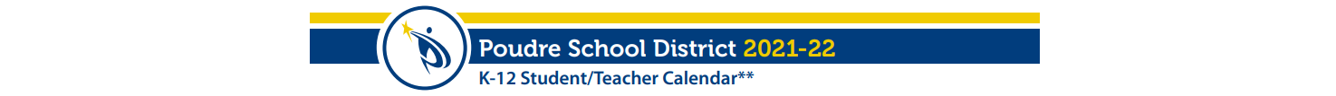 District School Academic Calendar for Poudre High School