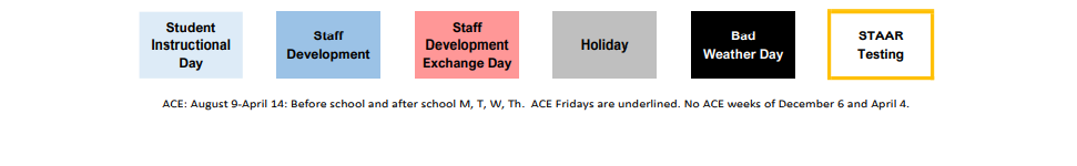 District School Academic Calendar Key for C B Thompson Middle