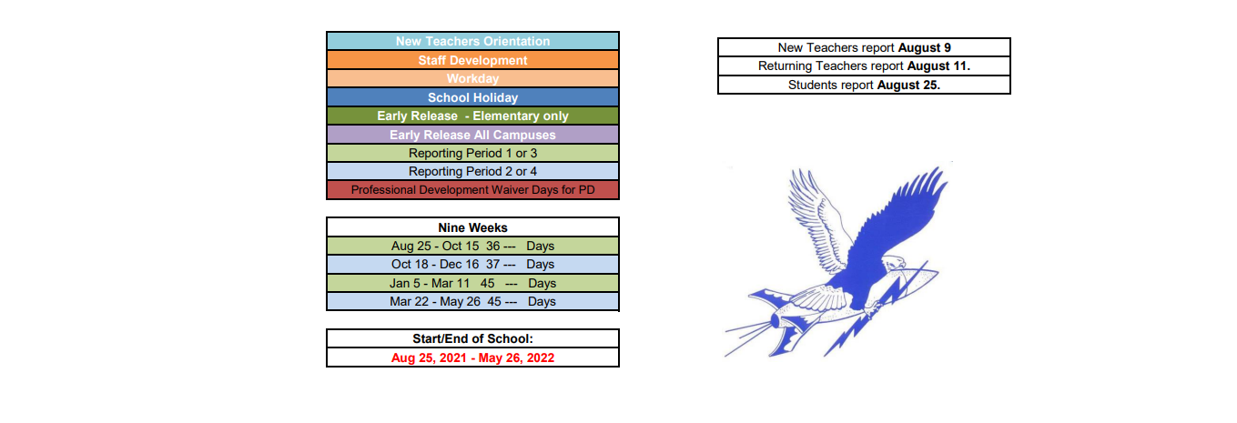 District School Academic Calendar Key for Randolph Elementary