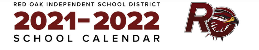 District School Academic Calendar for Red Oak J H