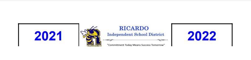 District School Academic Calendar for Ricardo Elementary