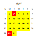 District School Academic Calendar for George Mason ELEM. for May 2022