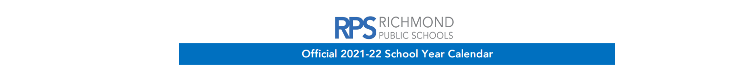 District School Academic Calendar for Richmond Acceleration Prgm