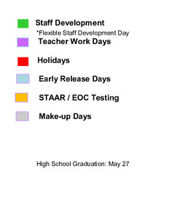 District School Academic Calendar Legend for Rivercrest Elementary