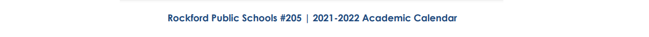 District School Academic Calendar for Rockford East High School