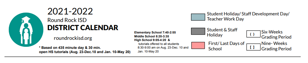 District School Academic Calendar for Pond Springs Elementary