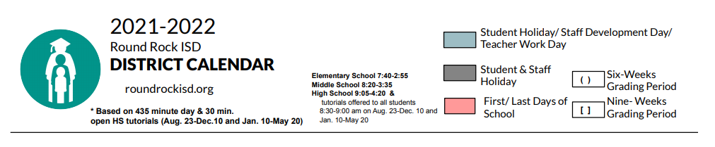 District School Academic Calendar for Brushy Creek Elementary School