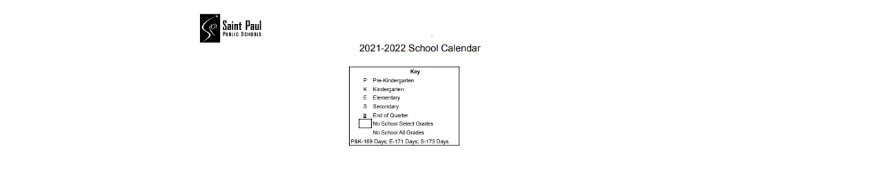 District School Academic Calendar Key for On Line Learning Middle