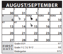 District School Academic Calendar for Liberty Elementary School for September 2021