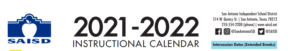 District School Academic Calendar for Wm B Travis Elementary