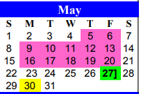 District School Academic Calendar for Anna Norman Collins Primary for May 2022