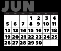 District School Academic Calendar for Dezavala Elementary for June 2022