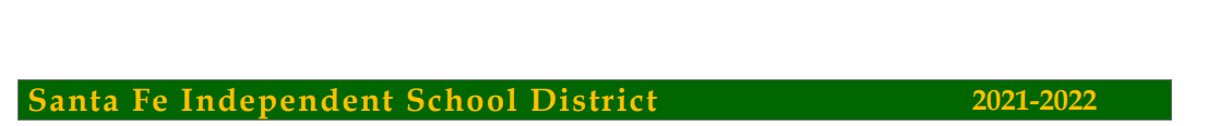 District School Academic Calendar for Santa Fe J H