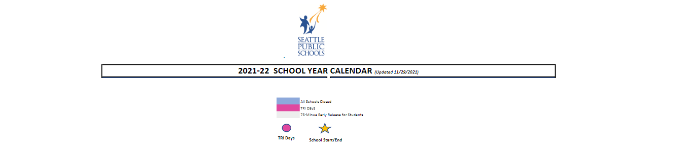 District School Academic Calendar Key for Childhaven