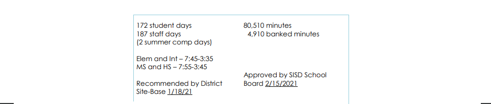 District School Academic Calendar Key for Lubbock Co Youth Ctr