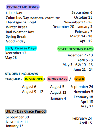 Sharyland Isd Calendar 2022 Elementary Aep - School District Instructional Calendar - Sharyland Isd -  2021-2022
