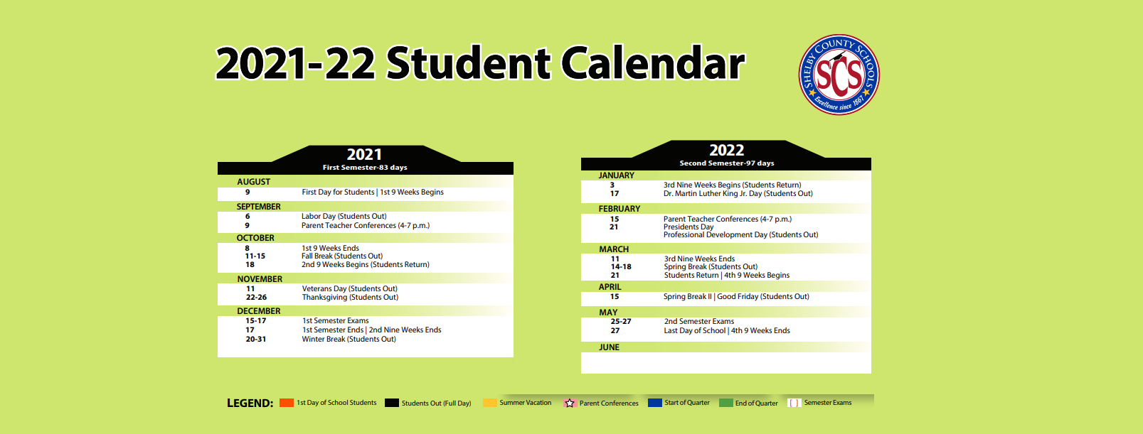 District School Academic Calendar Key for E E Jeter Elementary School