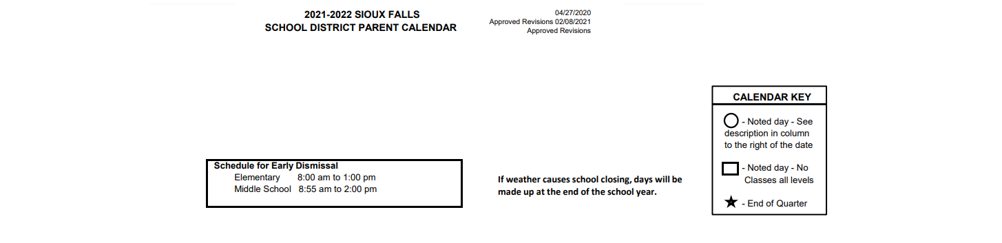 District School Academic Calendar Key for Patrick Henry Middle Sch - 07