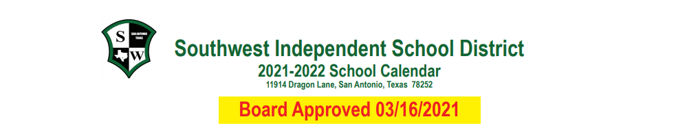 District School Academic Calendar for Sun Valley Elementary