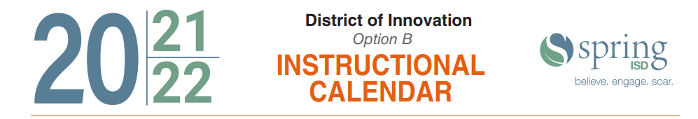 District School Academic Calendar for Spring High School