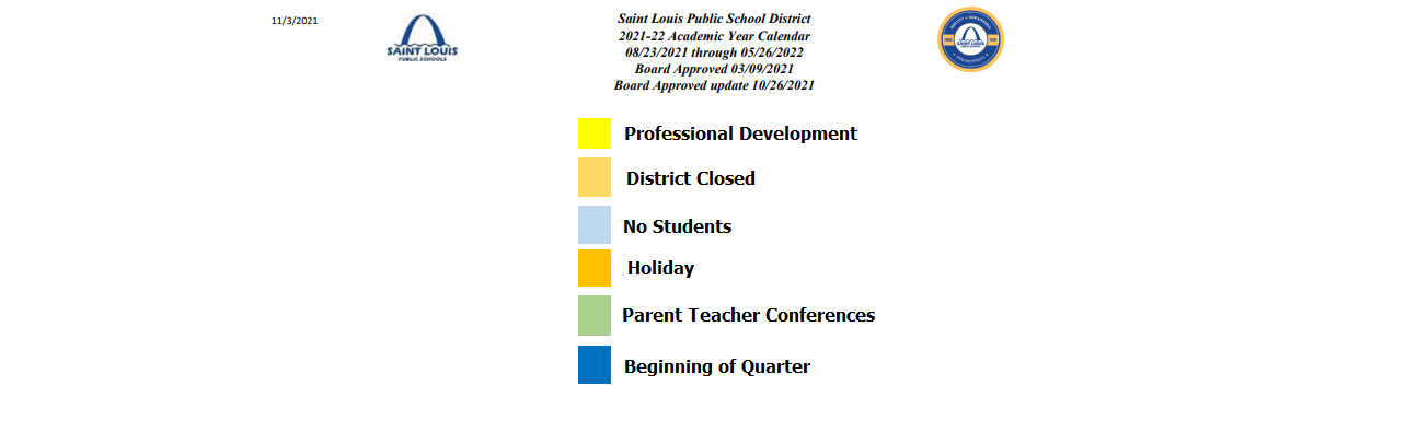 District School Academic Calendar Key for Earl Nance SR. ELEM.