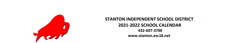 District School Academic Calendar for Stanton High School