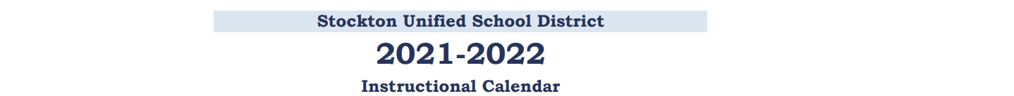 District School Academic Calendar for District Special Ed