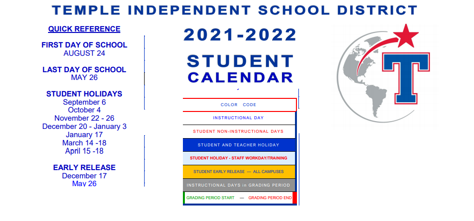 District School Academic Calendar Key for Bethune Early Childhood Center