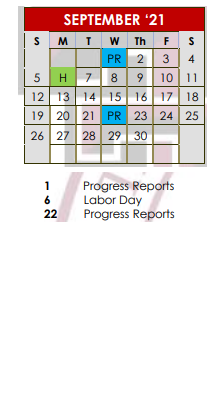 District School Academic Calendar for Troup Elementary for September 2021