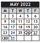 District School Academic Calendar for Southeast High for May 2022