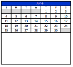 District School Academic Calendar for Howard Elementary for June 2023