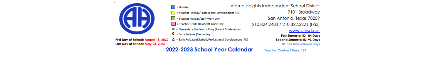 District School Academic Calendar for Cambridge Elementary