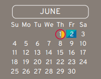 District School Academic Calendar for Magrill Elementary for June 2023