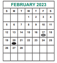 District School Academic Calendar for Killough Middle for February 2023