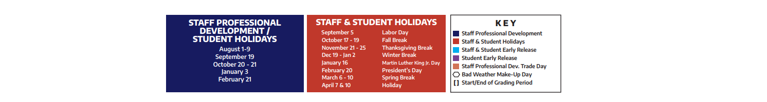 District School Academic Calendar Key for Marion Elementary
