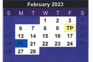 District School Academic Calendar for Angleton Middle School for February 2023