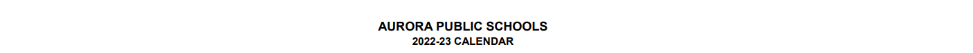 District School Academic Calendar for East Middle School