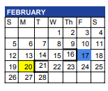 District School Academic Calendar for Bandera High School for February 2023