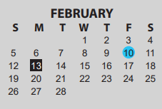 District School Academic Calendar for Ozen High School for February 2023
