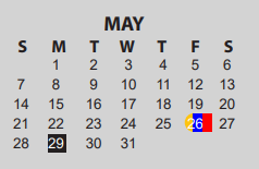 District School Academic Calendar for Ogden Elementary for May 2023