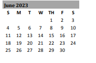 District School Academic Calendar for Miller Heights Elementary for June 2023