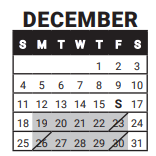 District School Academic Calendar for Sanchez Elementary School for December 2022