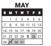 District School Academic Calendar for Monarch K-8 School for May 2023