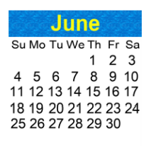 District School Academic Calendar for Lockmar Elementary School for June 2023
